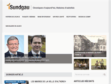 Tablet Screenshot of isundgau.com
